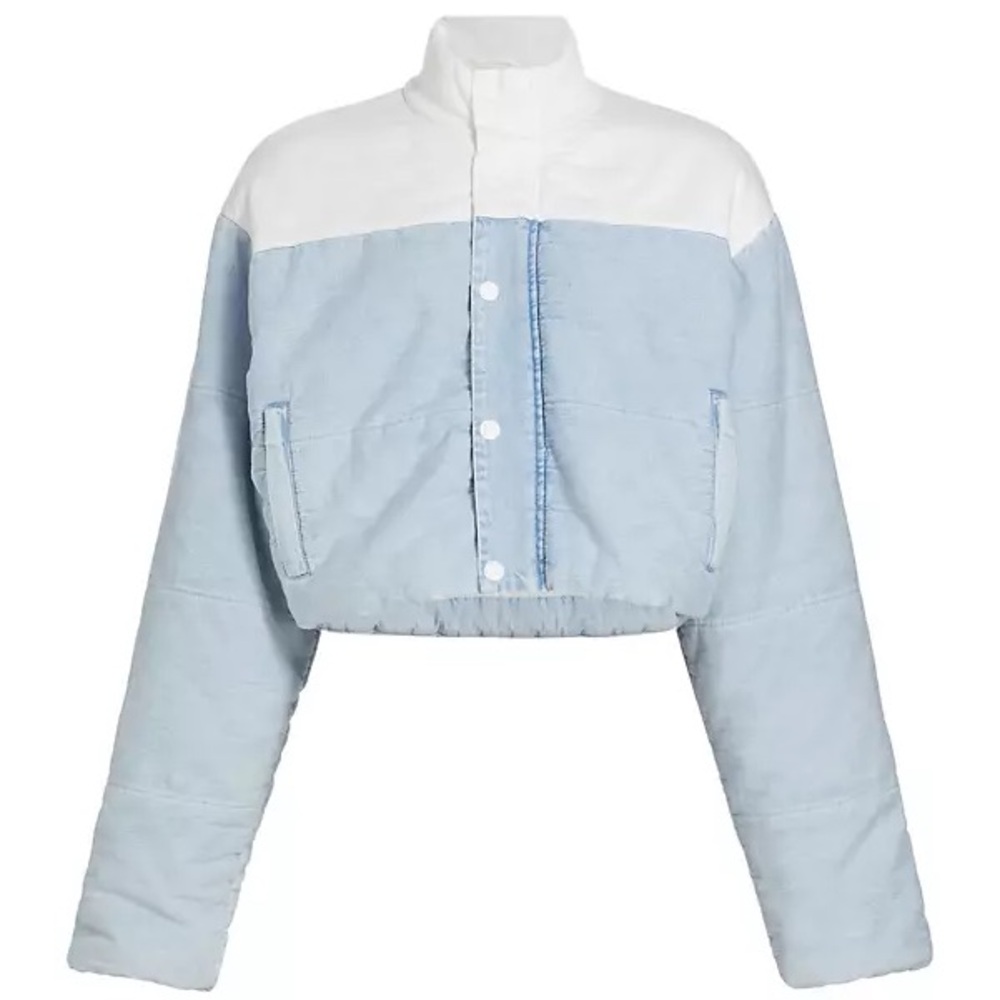 Mother Drop Pillow Talk Cropped Puffer Jacket Medium